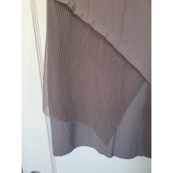 MC Planet by Innate Gray Short Sleeve Asymmetric Tunic Lagenlook Top, Size 6 - Picture 5 of 11